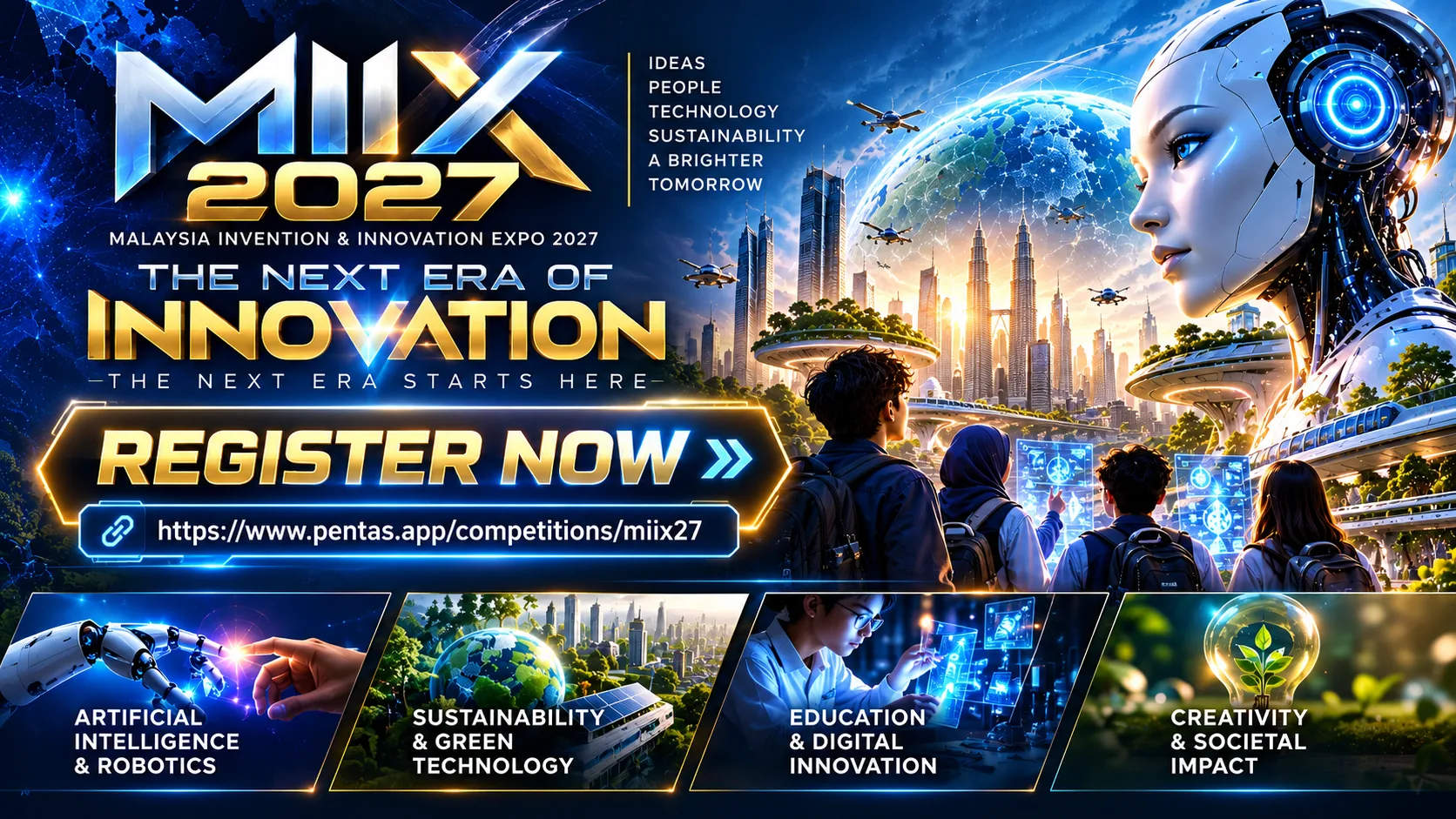 Malaysia Invention and Innovation Expo 2027 official poster